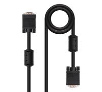 Nanocable 10.15.0115 cavo VGA 15 m VGA (D-Sub) Nero
