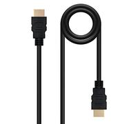 NANOCABLE 10.15.1710 - Cavo HDMI V1.4 (alta velocità/HEC), tipo A/maschio - tipo A/maschio, nero, 10 m