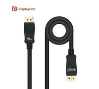 Nanocable Cavo DisplayPort 1.4 10.15.2500 – certificato VESA, 8K@60Hz, Nero, 0,5 m