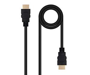 Nanocable 10.15.3801-L150 - Cavo HDMI V2.0 4K@60Hz 18Gbps A/M-A/M, 1.5 m, colore nero