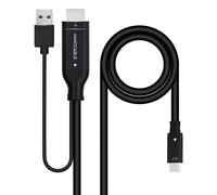 Nanocable Cavo convertitore HDMI a USB-C 10.15.4354 1,8 m 4K60Hz HDMI 2.0 Nero
