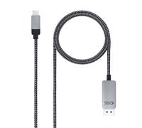 Cavo convertitore Nanocable USB-C maschio a DisplayPort maschio 1,8 m Nero