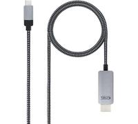 Cavo convertitore Nanocable USB Type-C a HDMI maschio/maschio 3 m nero