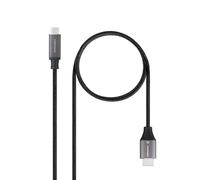 NANOCABLE 10.15.5262 - Cavo convertitore USB-C a HDMI 2.0 4K, USB-C/M - HDMI/M, 1,8 m, Nero