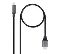 NANOCABLE 10.15.5262 - Cavo convertitore USB-C a HDMI 2.0 4K, USB-C/M - HDMI/M, 1,8 m, Nero