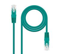 Nanocable 10.20.0101-GR - Cavo di Rete Ethernet RJ45 Cat. 5E UTP AWG24, Verde, 1 MTS