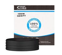 Nanocable 10.20.0302-Ext-Bk - Cavo di Rete Rj45 Cat. 5E Utp Awg24 Rigido, Fuori, Bobina 100 ms