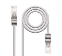 Nanocable 10.20.0815 - Cavo di rete Ethernet RJ45 Cat. 6 FTP AWG24, grigio, 15 mts