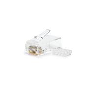 Nanocable - 10.21.0201 - Connettore per cavo di rete Ethernet RJ45, 8 fili UTP cat. 6, 10 unità Bag