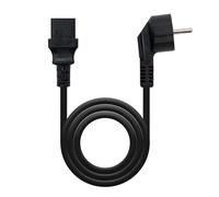 Nanocable Cavo di alimentazione 10.22.0102-L2 Nero 2 m CEE7/7 Accoppiatore C13