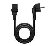 NanoCable 10.22.0103 - cavo di alimentazione per la CPU, CEE7/M-C13/H, 100% rame AWG18, nero, 3M