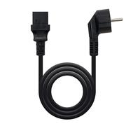 NanoCable 10.22.0103 Power Cable for CPU, CEE7/M-C13/H, 100% AWG18 Copper, Black