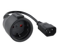 Nanocable 10.22.0902 cavo di alimentazione Nero 05 m Accoppiatore C14 CEE7/4