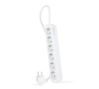 Nanocable 10.37.0006-NS prolunghe e multiple 1,4 m 6 presa(e) AC Interno Bianco NEW