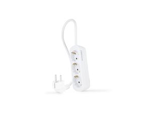 Nanocable 10.38.0003-NS prolunghe e multiple 14 m 3 presa(e) AC Interno Bianco
