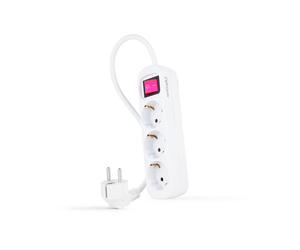 Nanocable 10.38.0003 prolunghe e multiple 14 m 3 presa(e) AC Interno Bianco