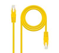 NANOCABLE CABLE RED LATIGUILLO CAT.6 UTP AWG24 AMARILLO 30CM