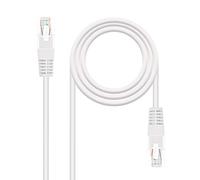 NANOCABLE CABLE RED LATIGUILLO CAT.6 UTP AWG24 BLANCO 30 CM