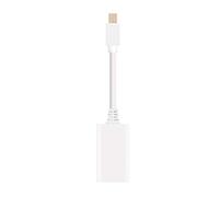 Nanocable Convertitore da Mini DisplayPort a HDMI, MDP/M-HDMI A/H, Maschio-Femmina, Bianco, 15 CMS