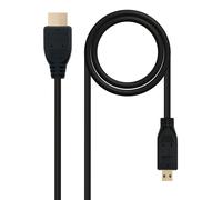 Cavo nanocavo da micro HDMI a HDMI ad alta velocità maschio/maschio da 0,8 m