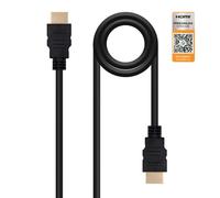 Nanocable HDMI V2.0, 3m cavo HDMI HDMI tipo A (Standard) Nero