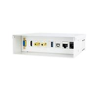 Nanocable Scatola multimediale a parete VG HDMI+Jack 3,5+RC USB 3.0+USB 2.0+2xRJ45, bianco