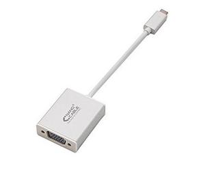Nanocavo Convertitore USB-C a VGA USB-C/M-VGA/H Alluminio 10 cm