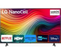 NanoCell 55'', Serie 81 2024, 55NANO81T6A, Smart TV 4K, Processore α5 Gen7, 20W,