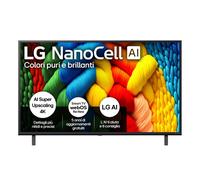 NanoCell AI NANO80 43 pollici Smart TV 4K Processore α7 Gen8 Tecnologia NanoCell