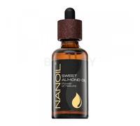 Olio di mandorle Nanoil Almond Oil 50ml - naturale, spremuto a freddo e non raffinato per la cura di viso, corpo e capelli, protezione UV, Effetto rivitalizzante e lifting