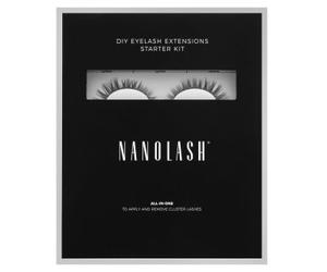 Nanolash DIY Eyelash Extensions Starter Kit set per l’extension delle ciglia a casa Charm