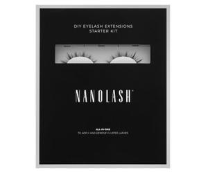 Nanolash DIY Eyelash Extensions Starter Kit set per l’extension delle ciglia a casa Flirty