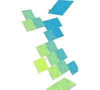 Nanoleaf Canvas Starter Kit, 17 Quadrati Pannelli Luminosi Smart LED RGBW, Applique da Parete Interno Modulari, Luci Led 16M Colori WiFi, Funziona con Alexa, Sincronia Musica e Monitor, Deco e Gaming