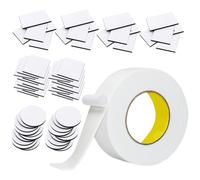 Nanoleaf - Cuscinetti adesivi double face, 60 pezzi, extra forti e 5 m, nastro biadesivo su entrambi i lati per rilevatori di fumo