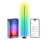 Nanoleaf Lampada da terra opaca Smart per soggiorno, RGB IC LED Floor Lamp dimmerabile, musica Sync, scene grafiche dinamiche, app e controllo vocale (funzione con Alexa, Apple, Google), decorazione