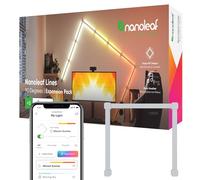 Nanoleaf Lines 90 Degrees Expansion Pack, 3 Barre LED Aggiuntivi RGBW Smart Modulari - Applique da Parete Interno Modulari, Luci Led 16M Colori WiFi, Sincronia Musica e Monitor e Alexa
