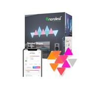 Nanoleaf Shapes Triangle Starter Kit, 9 Triangoli Luminosi LED RGBW Smart - Applique da Parete Interno Modulari, 16M Colori WiFi, Sincronia Musica e Monitor, Deco e Gaming