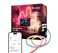 Nanoleaf Striscia LED opaca Neon Rope 5 m, WLAN flessibile, musica e schermo Sync, scene dinamiche in app, controllo vocale (funziona con Alexa, Apple, Google)