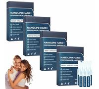 NanoLipo HardX Performance Ampoules, gocce avanzate per uomo, mostra il fascino maschile ,4pcs