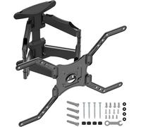 Nanook Supporto da parete girevole per TV da 40-65 pollici | Inclinabile | Supporto da parete per televisori LCD, LED, QLED e OLED | Compatibilità universale | VESA da 100 x 100 a 600 x 400 | Nero