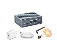 Nanopi R6C Open Source Mini Router con PCle 2,5 Gbps Ethernet LPDDR4X 8 GB RAM 64 GB eMMC 6Tops NPU Rockchip RK3588S SoC per NAS IOT Smart Gateway Support Debian (con adattatore PD Power & USB WiFi)