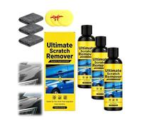 Nanopolix Scratch Remover,Nano Polix Car Scratch Remover Kit, Ultimate Scratch Removers, Quick Fix Removal Paste for Deep Scratches, All Paint Colors Polishing Kit (3 Pcs)