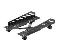 NanoRS RS480 Supporto per CPU portatile Gamping con 4 rotelle 2 bloccabili, supporto per CPU, carico fino a 25 kg, larghezza regolabile: 160 - 300 mm, carrello PC Desktop Carrello Porta Computer