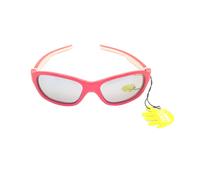 NANOVISTA BAIKAL NS65520 (8-12 anni) occhiali da sole blue block per bambini, quadrati in acetato rosso e grigio occhiali da sole