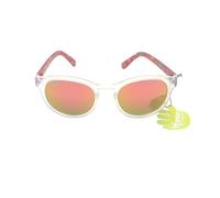 NANOVISTA BANG NS47551 (8-12 Anni) occhiali da sole blue block da bambino, rettangolari in aceto color cristallo e rosa occhiali da sole