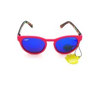 NANOVISTA BANG NS47553 (8-12 Anni) occhiali da sole blue-block per bambini, rettangolari di colore rosso occhiali da sole