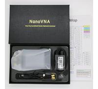 NanoVNA-H Analizzatore antenna 10 kHz -1,5 GHz Vector Network Analyzer Set 2,8 pollici Display Touch Screen HF VHF UHF per misurazione S-parameters, voltage standing wave ratio, phase, delay, Smith