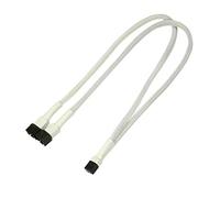 Nanoxia 900400002 cavo di interfaccia e adattatore 2 x 3-pin molex 3-pin molex Bianco