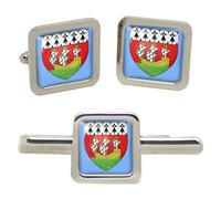 Nantes (Francia) Quadrato Gemelli E Fermacravatta Set