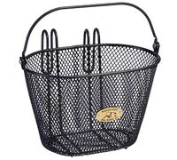 Nantucket Bike Basket Co. Surfside Child Wire Basket, Charcoal Gray, Cestino per Bicicletta Unisex-Adulto, Grigio Antracite, 9.8 x 6.8 x 6.3''